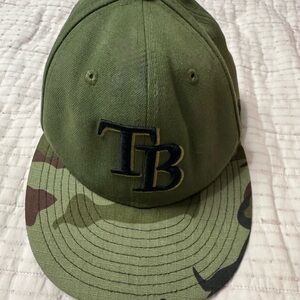 Tampa Bay Rays New Era Green Camouflage Cap